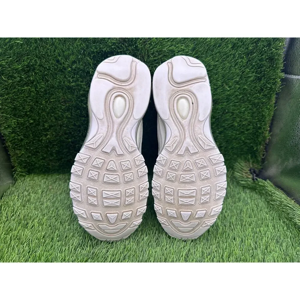 Nike Air Max 97 DH8016-100 Athletic Sneaker Women's 6.5 White Synthetic Jogging
